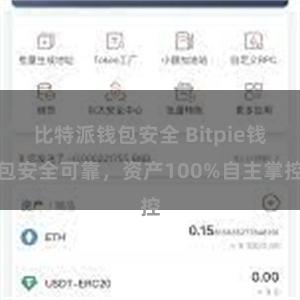 比特派钱包安全 Bitpie钱包安全可靠，资产100%自主掌控