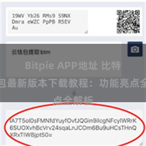 Bitpie APP地址 比特派钱包最新版本下载教程：功能亮点全解析