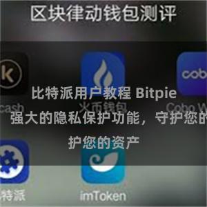 比特派用户教程 Bitpie钱包：强大的隐私保护功能，守护您的资产